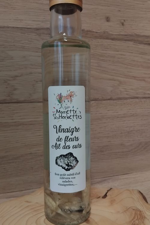 Vinaigre de fleurs d'Ail des ours