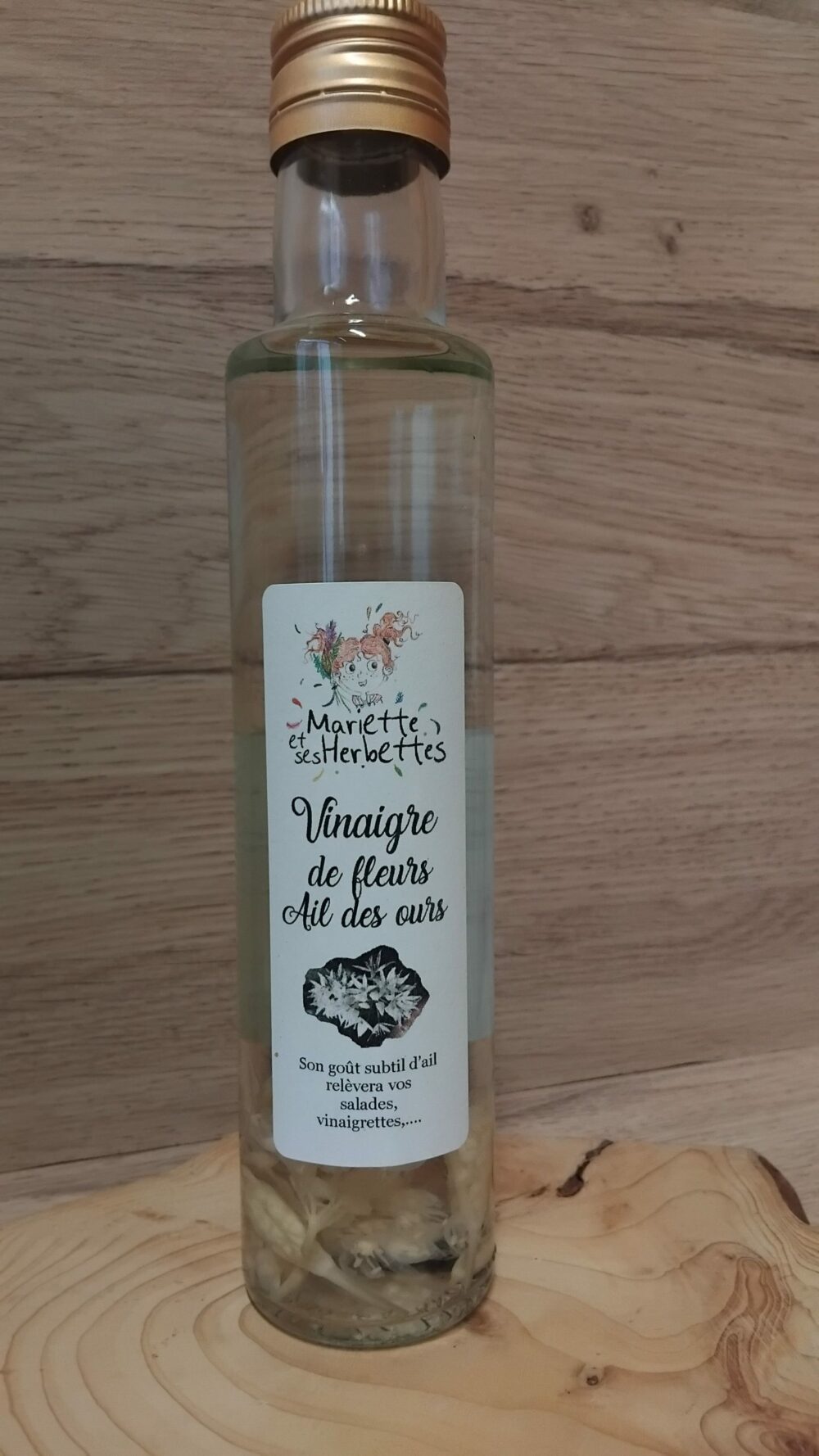 Vinaigre de fleurs d'Ail des ours