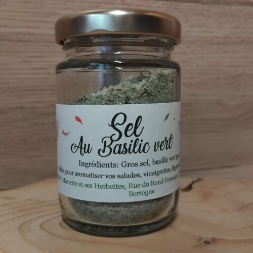 Sel au Basilic vert - 70 gr