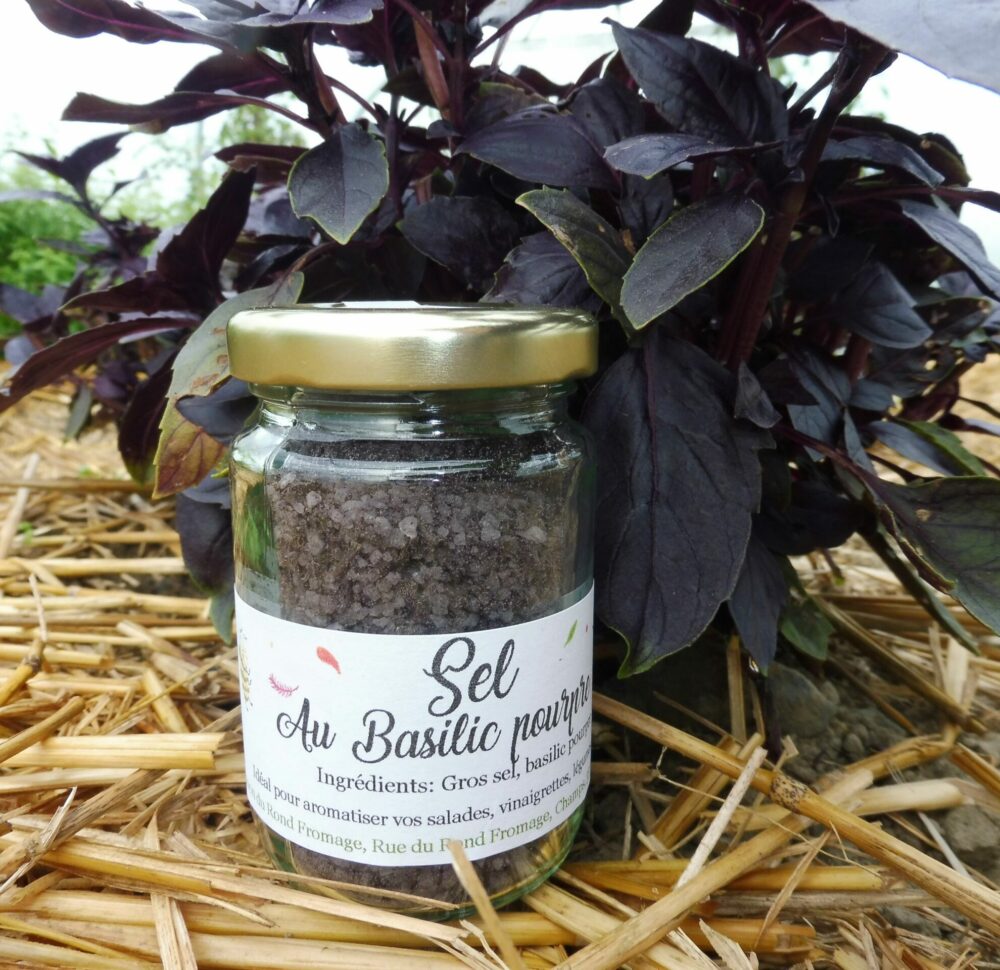 Sel au basilic pourpre - 70 gr