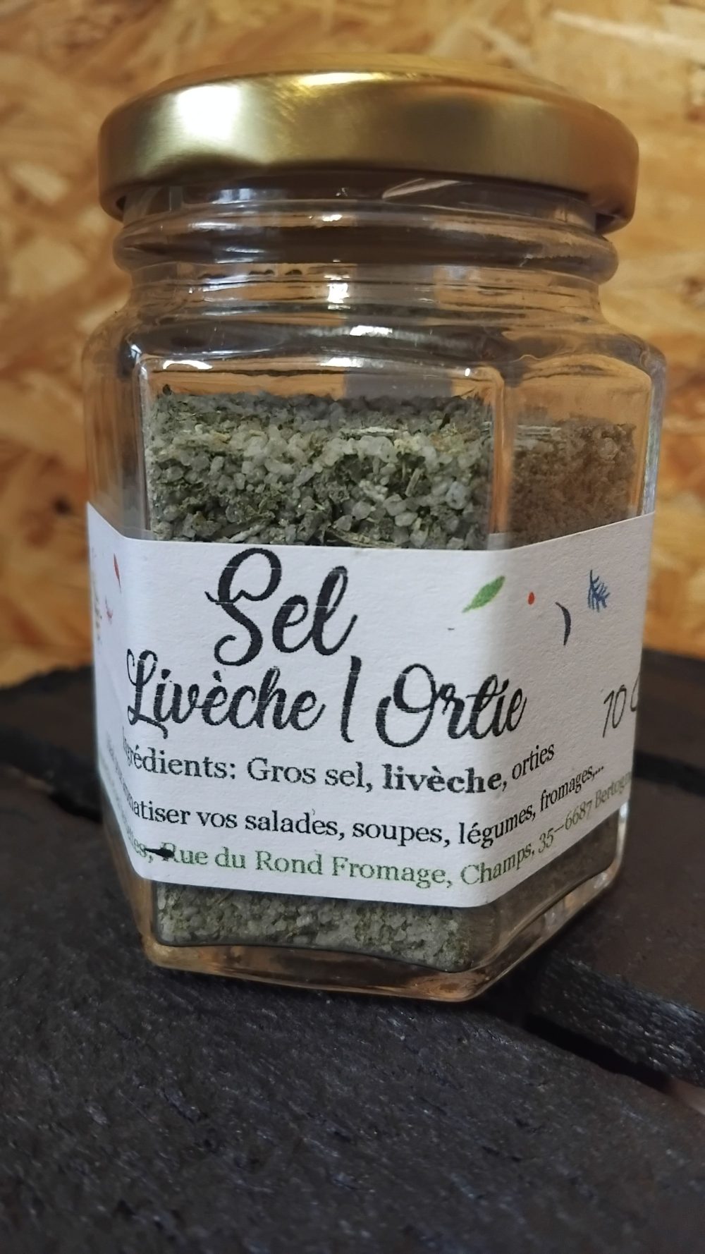 Sel Livèche/orties - 70 gr