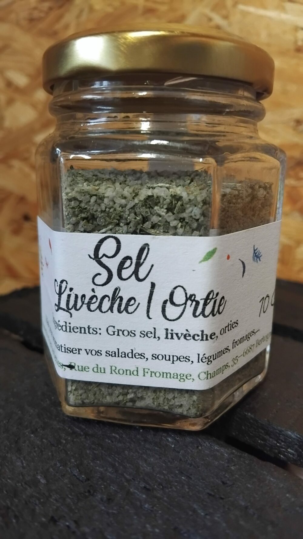 Sel Livèche/orties - 70 gr